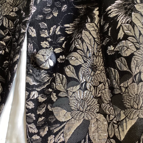 Osyride Silver Black Long CoatSZ 4/40 - Picture 5 of 8